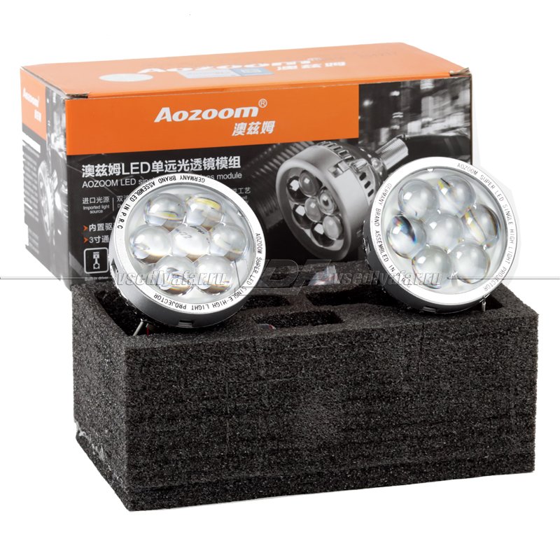 Светодиодные модули дальнего света с ДХО Aozoom ALPD-04