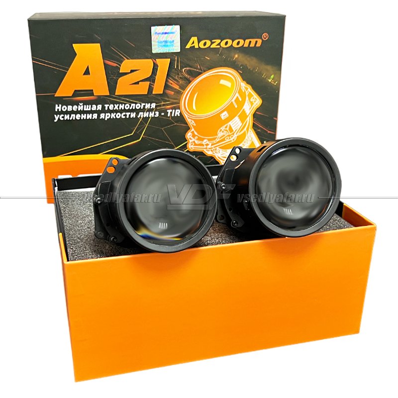 Светодиодные линзы Aozoom A21 Bi-Led (комплект 2 шт)