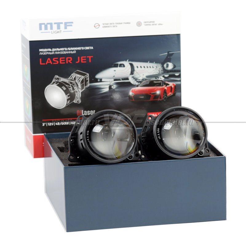 Светодиодные линзы MTF Light Laser Jet 3 6000K Bi-Led (комплект 2 шт) LS60K60