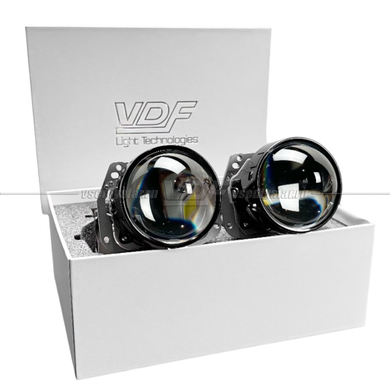 Светодиодные линзы  VDF AFS 3.0 6000K Bi-Led (комплект 2 шт)
