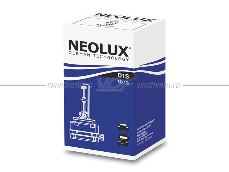 Ксеноновая лампа NEOLUX D1S Xenon Standard 85V 35W, 1 шт., NX1S