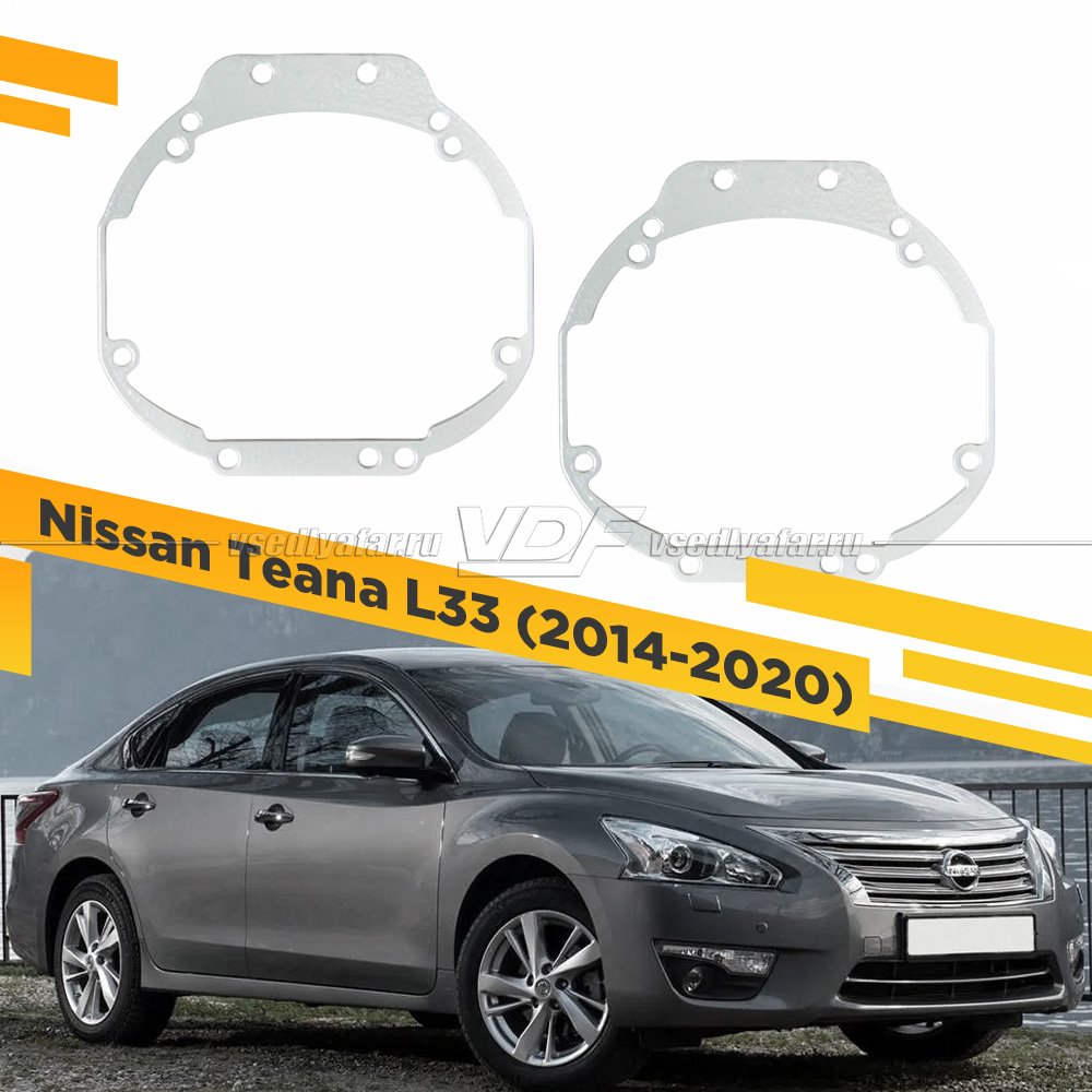 Рамки для замены линз в фарах Nissan Teana L33 2014-2019