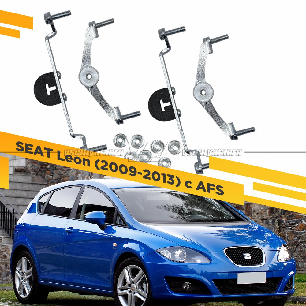 Рамки для замены линз в фарах SEAT Leon 2009-2013 с AFS Раздельная