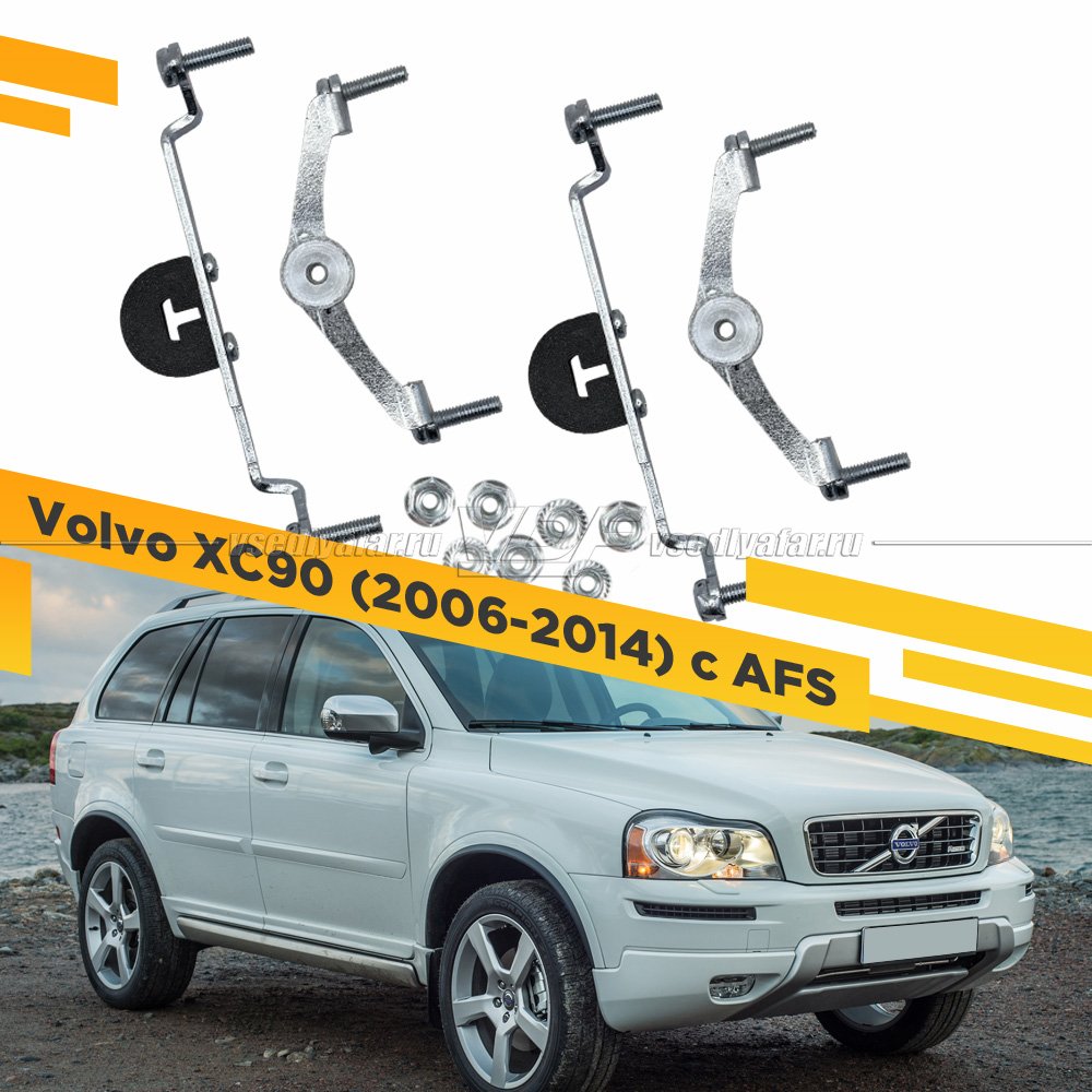 Рамки для замены линз в фарах Volvo XC90 2006-2014 с AFS Раздельная